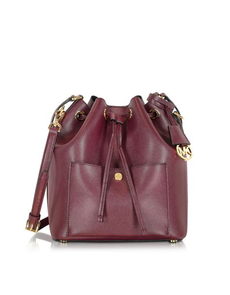 michael kors merlot bag uk|Michael Kors large saffiano satchel.